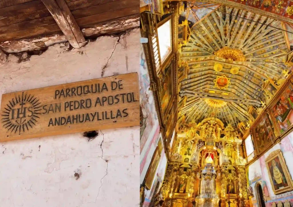 Iglesia de San Pedro Apóstol de Andahuaylillas en Cusco